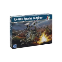 Italeri 0863 1/48 AH-64 D Apache Longbow Plastic Model Kit