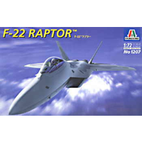 Italeri 1207 1/72 F-22 Raptor Plastic Model Kit