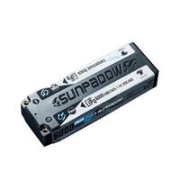 SUNPADOW 2S Lipo Battery 7.4V 120C 6000mAh Hard Case with 5mm Bullet JA0001