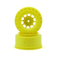 JConcepts 12mm Hex Hazard Short Course Wheels (Yellow) (2) (Slash)