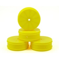 JConcepts 10mm Hex Bullet 60mm Front Wheels (4) (22/22 2.0)(Yellow)