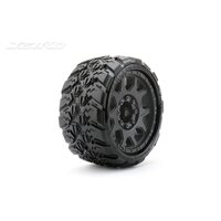 JETKO 1/8 SGT 3.8 EX-KING COBRA MOUNTED TYRES (2pc) (17mm 0 Offset (Narrow)/Claw Rim)
