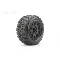 JETKO 1/8 MT 3.8 EX-KING COBRA MOUNTED TYRES (2pc) (17mm 1/2 Offset (Wide)/Claw Rim)