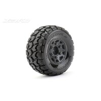 JETKO 1/10 SC EX-TOMAHAWK MOUNTED TYRES (2pc) (12mm 1/2 offset Wide/Claw Rim)