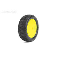 Jetko 1/10 Buggy 2WD Front POSITIVE Pre mounted Yellow Rim Ultra Soft JKO2005DYUSG