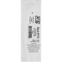 K&S 1112 ROUND ALUMINUM TUBE .014 WALL (36IN LENGTHS) 7/32IN  (1 tube per bag x 6 bags)