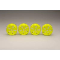 Kyosho Dish Wheel (Fluorescent Yellow) MP777/4pcs - IFH001KY