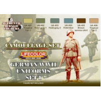 Lifecolor CS04 German Uniforms WWII #1 Acrylic Paint Set