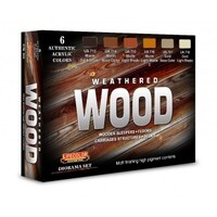 Lifecolor CS20 Weathered Wood Acrylic Paint Set