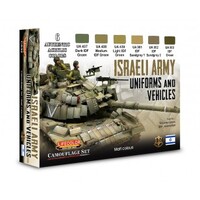 Lifecolor CS32 Isreali Army Vehicle & Uniforms Acrylic Paint Set