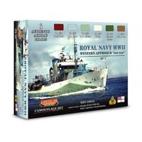 Lifecolor CS34 Royal Navy WWII Western Approach #2 Acrylic Paint Set