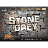 Lifecolor CS40 Stone Grey Acrylic Paint Set