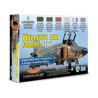Lifecolor Hellenic Air Force Set 2 6 Colour Acrylic Paint Set