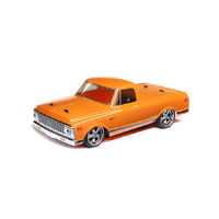 Losi V100 1972 Chevy C10 Pick-Up RC Truck, 1/10 On-Road RTR, Orange, LOS03034T1