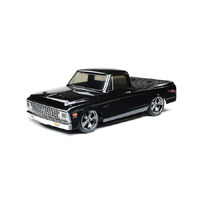 Losi V100 1972 Chevy C10 Pick-Up RC Truck, 1/10 On-Road RTR, Black, LOS03034T2
