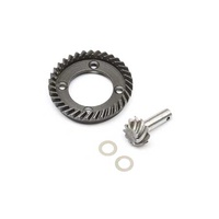 Losi Rear Ring & Pinion Gear Set: Ten-Acity