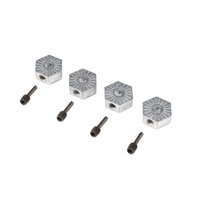 Losi 17mm Hex Adapter with Screw Pin, 4pcs, LMT