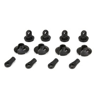 Losi Spring Cups/Clips/Shock Ends (2): 1:5 4wd DB XL