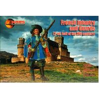 Mars 72083 1/72 Royal French infantry and guards 2 half of the 17th century Plastic Model Kit