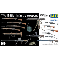 Master Box 35109 1/35 British Infantry Weapons, WW II era Plastic Model Kit