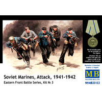 Master Box 35153 1/35 Soviet Marines, Attack, 1941-1942. Eastern Front Battle Series, Kit No.3