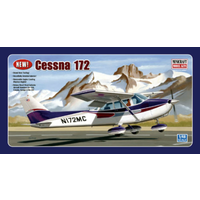 Minicraft 11635 1/48 Cessna 172 Tricycle Gear with custom registration numbers Plastic Model Kit