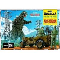 MPC 882 1/25 Godzilla Army Jeep Plastic Model Kit