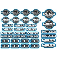MR33 Decal Sheet - Blue  MR33-DS-B