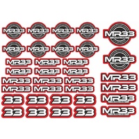 MR33 Decal Sheet -Red MR33-DS-R