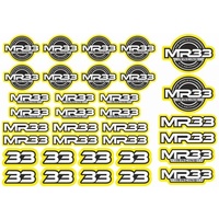 MR33 Decal Sheet -Yellow  MR33-DS-Y