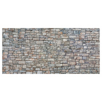 HO 3D Cardboard Sheet "Quarrystone Wall"