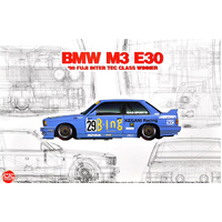 NUNU 1/24 BMW M3 E30 JTC '1990 INTERTEC CLASS WINNER PLASTIC MODEL KIT