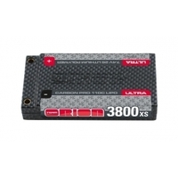 Carbon Pro Ultra LiPo 3800 110C 7.4V XS 18,5mm Shorty Pack