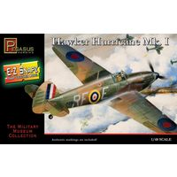 Pegasus 8411 1/48 Hawker Hurricane Mark I, snap kit