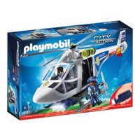 Playmobil Police Helicopter Led Searchli