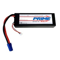 Prime RC 5200mAh 2S 7.4v 50C Hard Case LiPo Battery with EC5 Connector