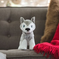 Portable North Pole Husky Plush