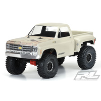 PROLINE 1978 CHEVROLET K-10 CLEAR BODY CAB AND BED FOR 12.3 INCH-313MM SCALE CRAWLERS - PR3522-00