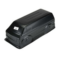 Proline 70'S Rock Van Tough-Color (Black) Body For 12.3" (313MM) Wheelbase Scale Crawlers- PR3552-18