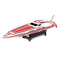Pro Boat Impulse 32 RC Boat with Smart Technology, RTR, White / Red