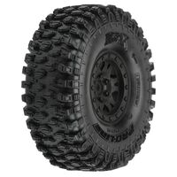 Proline 1/10 Hyrax 1.9 G8 Tyres Mounted on Impulse Black Wheels, PR10128-10