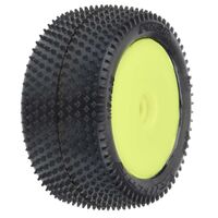 Proline Prism Carpet Tyres Mounted on Yellow Wheels, Mini-B Rear, PR8297-12