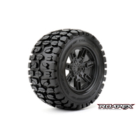 Roapex R4003-B0 Tracker Black wheel with 0 offset 17mm hex mounted