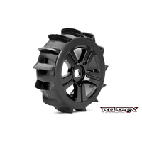ROAPEX PADDLE 1/8 BUGGY TIRE BLACK WHEEL WITH 17MM HEX MOUNTED