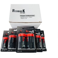 Redback Battery D Alkaline Battery 1.5V(6Pks)