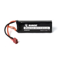Rage RC 1800mah 3S 11.1v LiPo Battery with Deans Connector suit Black Marlin BL
