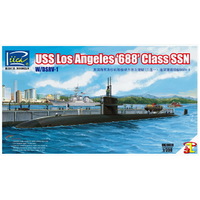 Riich Models RN28008 1/350 USS Los Angeles ‘688' Class SSN w/DSRV-1 (3 in 1) Plastic Model Kit