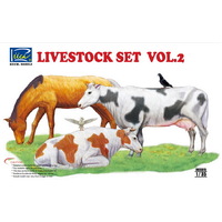 Riich Models RV35015 1/35 Livestock Set Vol.2 Plastic Model Kit