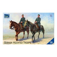 Riich Models RV35038 1/35 German Mounted Troops (2 Horses & 2 Figures) Plastic Model Kit