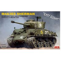 Ryefield 5028 1/35 Sherman M4A3E8 w/workable track links Plastic Model Kit